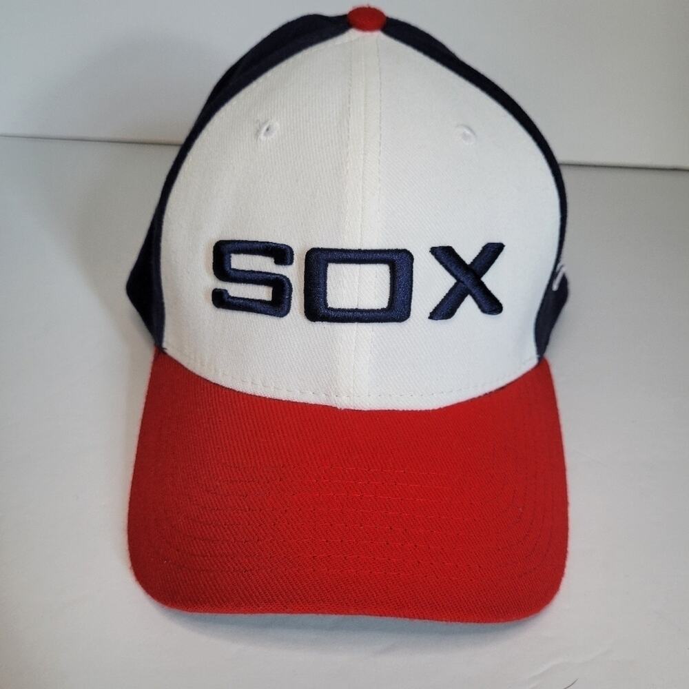 MLB New Era Red White Blue Chicago White Sox Fitted Baseball summer Hat